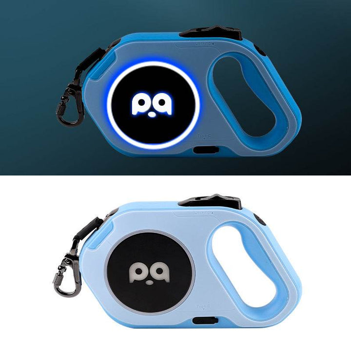 New LED Light Retractable Dog Leash – Walk in Style & Safety! - Aussie Pets Store