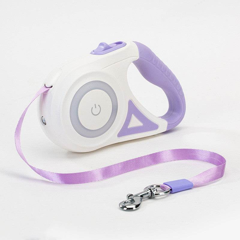 Dog Leash Retractable Leash And Dog Collar Spotlight Automatic Pet Dog Cat Traction Rope For Small Medium Dogs Pet Product - Aussie Pets Store