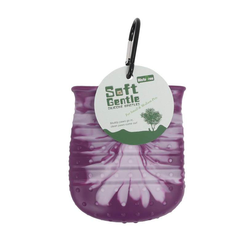 2-in-1 Dog Paw Cleaner & Grooming Brush – Keep Your Home Mud-Free! - Aussie Pets Store