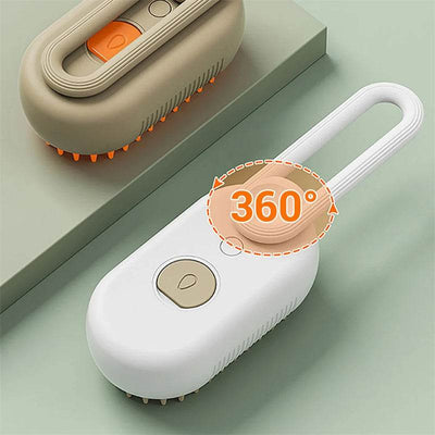 Cat & Dog Steam Brush – 3-in-1 Electric Pet Grooming & Massage Comb 🐾✨ - Aussie Pets Store