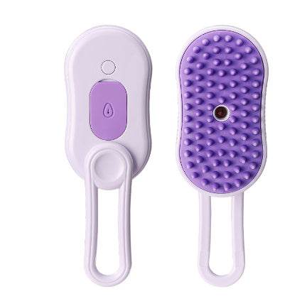 Cat & Dog Steam Brush – 3-in-1 Electric Pet Grooming & Massage Comb 🐾✨ - Aussie Pets Store