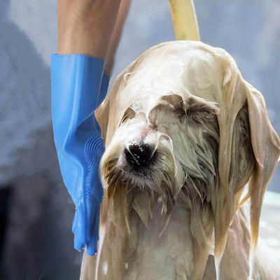 Durable Pet Grooming Gloves – The Ultimate 5-Finger Massage & Bathing Tool! 🐾 - Aussie Pets Store