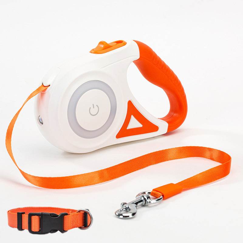 Dog Leash Retractable Leash And Dog Collar Spotlight Automatic Pet Dog Cat Traction Rope For Small Medium Dogs Pet Product - Aussie Pets Store