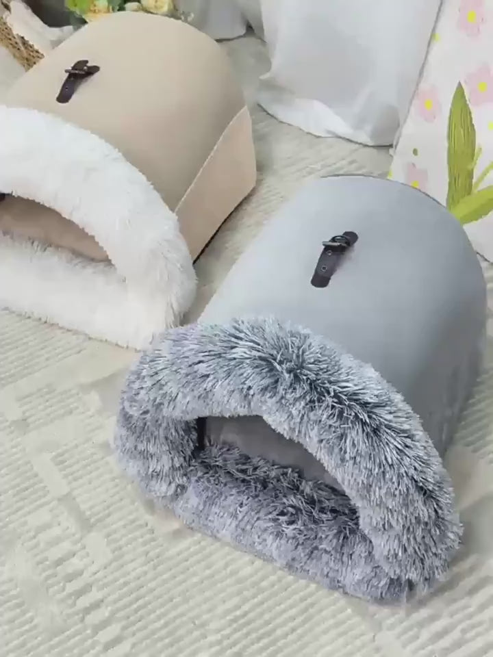 Splice Portable Pet Nest – Warm & Cozy Retreat for Your Pet.